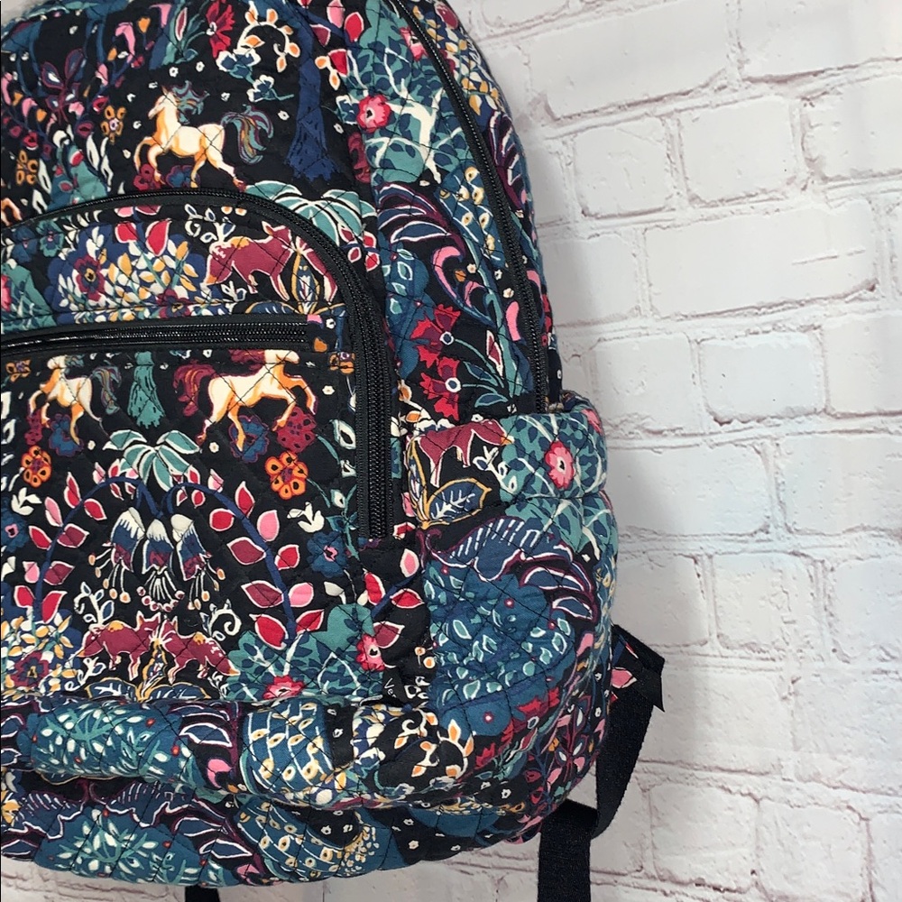 RARE Vera Bradley Enchantment Forest Woodland Backpack - Picture 5 of 12